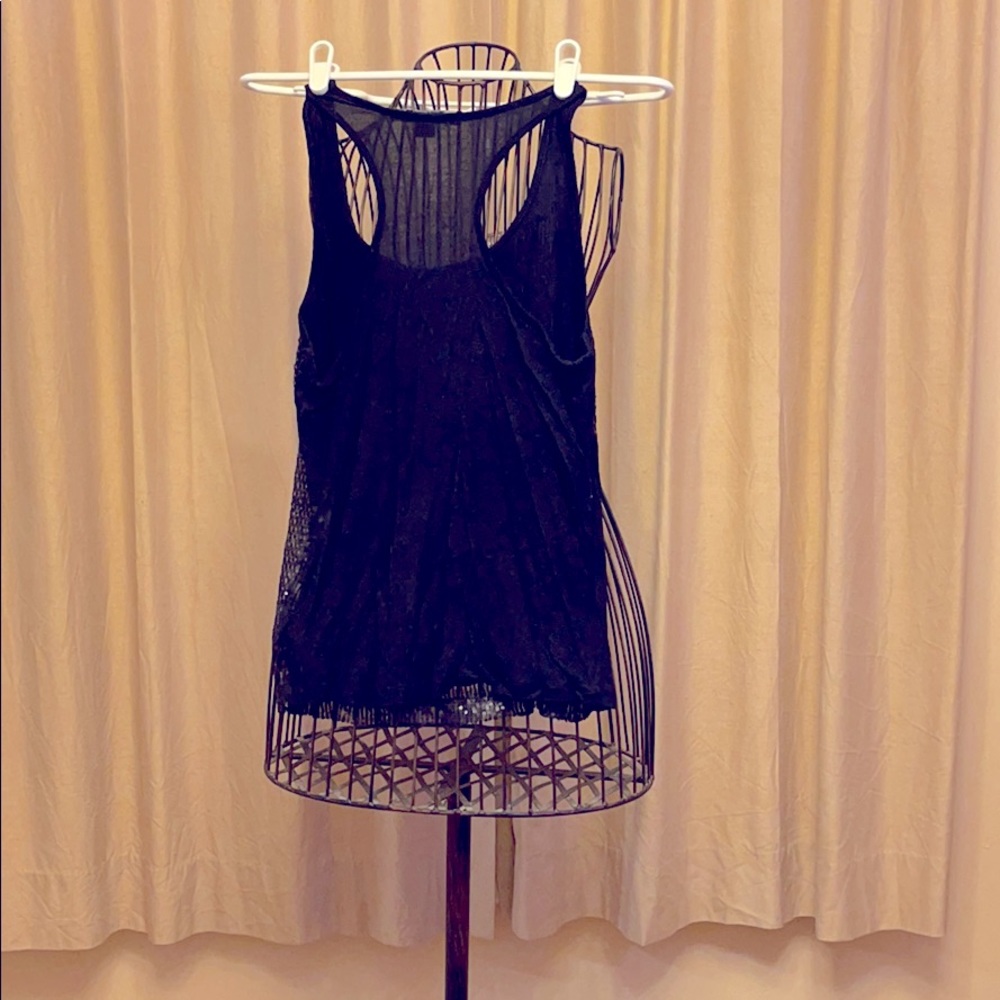 Kiss Sequined Tank Top - Picture 3 of 4